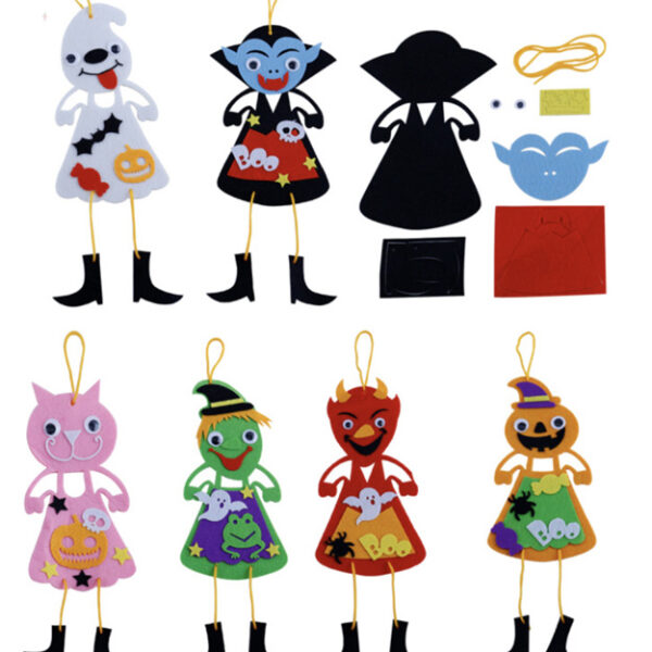 Felt hanging decorations